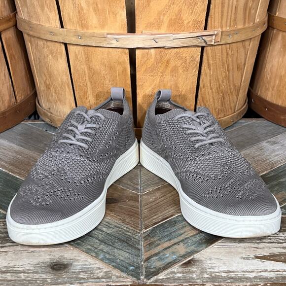 Sofft Shamira Knit Taupe Gray Perforated Brogue Sneakers Shoes Womens Size 10 - Picture 7 of 11